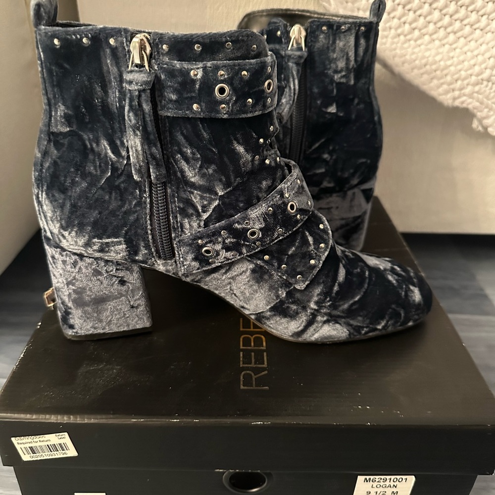 Rebecca Minkoff Crushed Velvet Booties